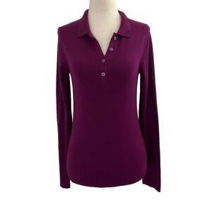 Les Essentiels de Monoprix Eggplant/Purple Top Size Small | 45-19